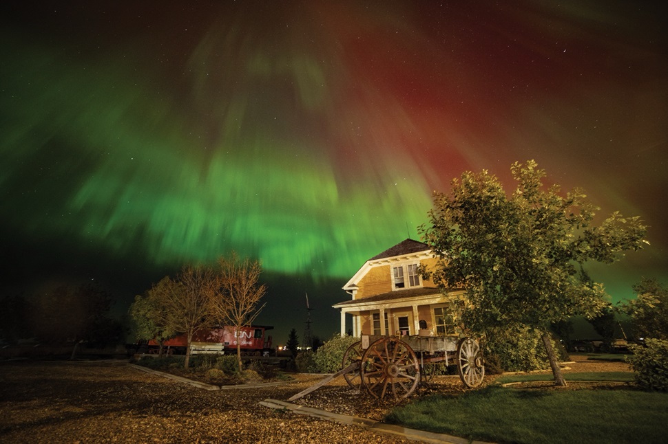 Aurora ballet: Aurora danced it's way across the Prairies